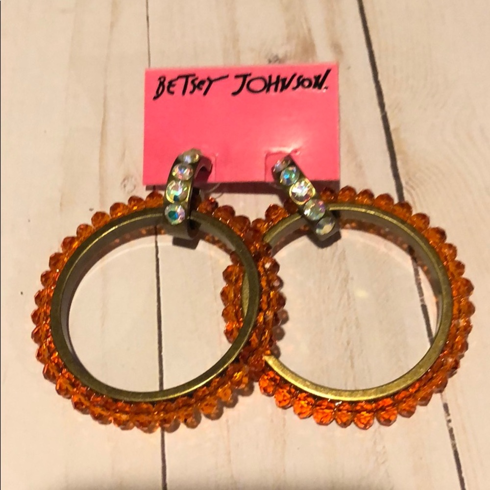 Betsey Johnson Hoop Earrings